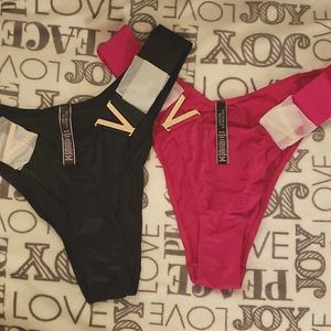 Set of 2 Victoria's Secret Very Sexy Brazilian panties - XL - NEW